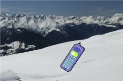 Handy im Skiurlaub